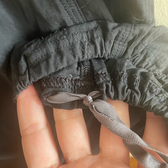 LULULEMON OLD SCHOOL VINTAGE STUDIO DANCE PANTS JOGGERS BLACK 4 read description - Picture 5 of 5